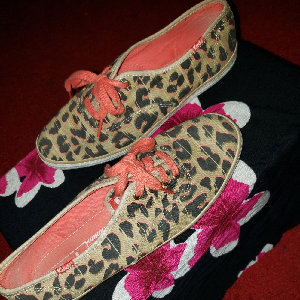 Keds leopard print. Great used condition